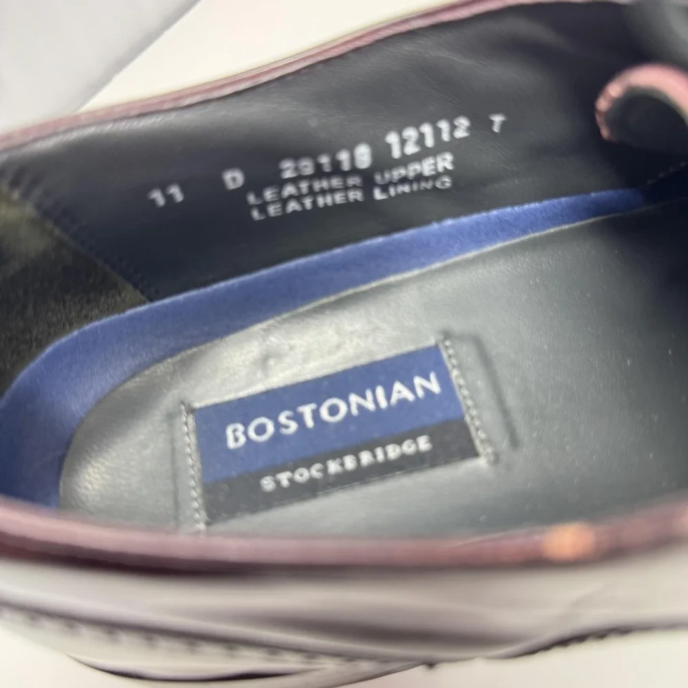 Bostonian Stockbridge Shoes Mens‎ Size 11 Oxford Dress Formal Leather Lace Up